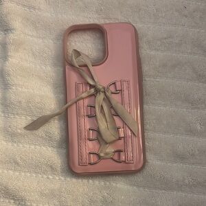 Apple Pink Ribbon Phone Case